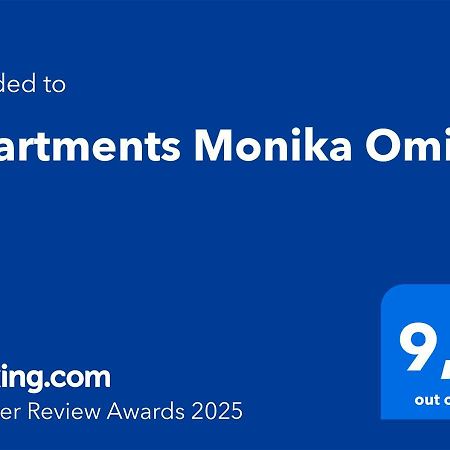 Apartments Monika Omiš Exteriör bild