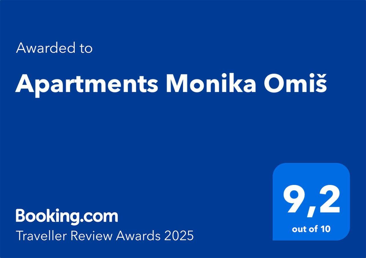 Apartments Monika Omiš Exteriör bild